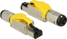 DeLOCK RJ-45 Cat6A Modularstecker, feldkonfektionierbar, Metall