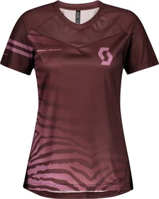 Scott Trail Vertic Pro Trikot kurzarm maroon red/cassis pink (Damen)