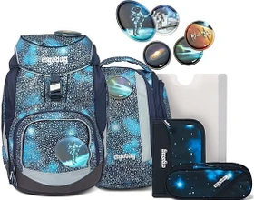 Ergobag Pack Bär Anhalter durch die Galaxis Schulrucksack-Set, 6-tlg.