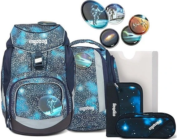 Ergobag Pack Bär Anhalter durch die Galaxis Schulrucksack-Set, 6-tlg.