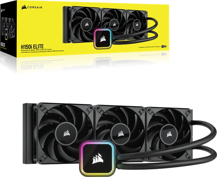 Corsair iCUE H150i RGB Elite, schwarz