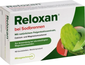 Refloxan Minze Kautabletten, 48 Stück