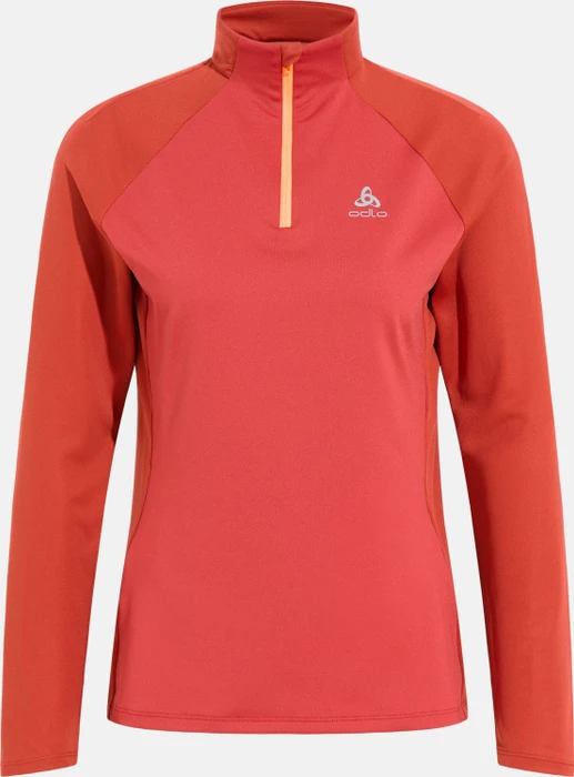 Odlo Essentials Ceramiwarm Laufshirt langarm cinnabar (Damen)