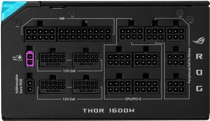 ASUS ROG Thor Titanium III EVO, ROG-THOR-1600T3-GAMING-EVO (ROG Equalizer), 1600W, ATX 3.1