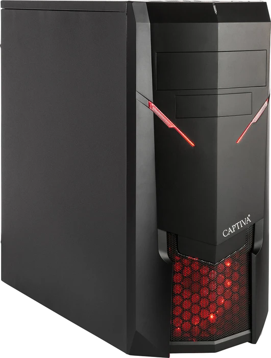 Captiva Advanced Gaming R50-818, Ryzen 5 2600, 16GB RAM, 240GB SSD, 1TB HDD, GeForce GTX 1660 Ti
