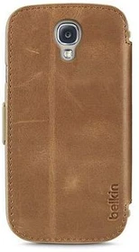 Belkin Wallet Folio für Galaxy S4 hellbraun
