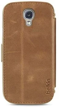 Belkin Wallet Folio für Galaxy S4 hellbraun