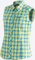 Maier Sports Paloma Hemd ärmellos blue yellow check (Damen) Vorschaubild