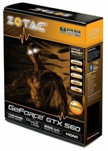 Zotac GeForce GTX 560, 1GB GDDR5, 2x DVI, HDMI, DP