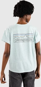 Patagonia P-6 Logo Responsibili-Tee T-Shirt kurzarm p6 outline virtually blue (Damen)