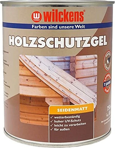 Wilckens Holzschutz-Gel außen nussbaum, 750ml