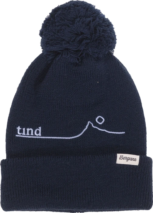 Bergans Tind PowPow Pom Wool Beanie navy blue (Damen)