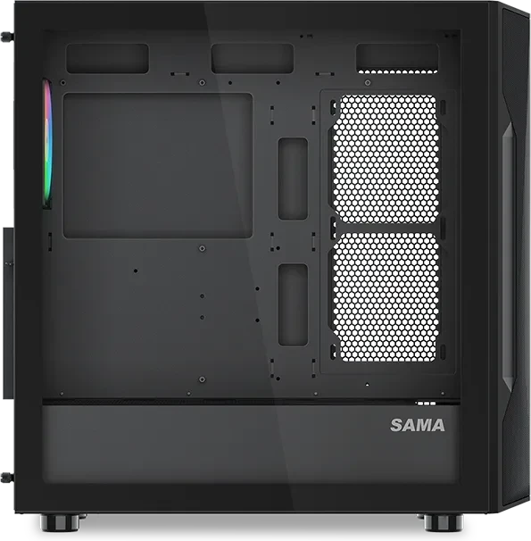 SAMA S40, schwarz, Glasfenster