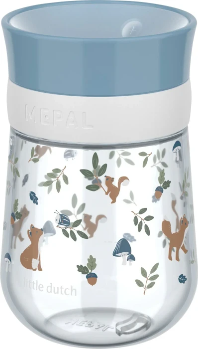 Mepal Mio 360° Trinkbecher, 9+M, 300ml, forest friends