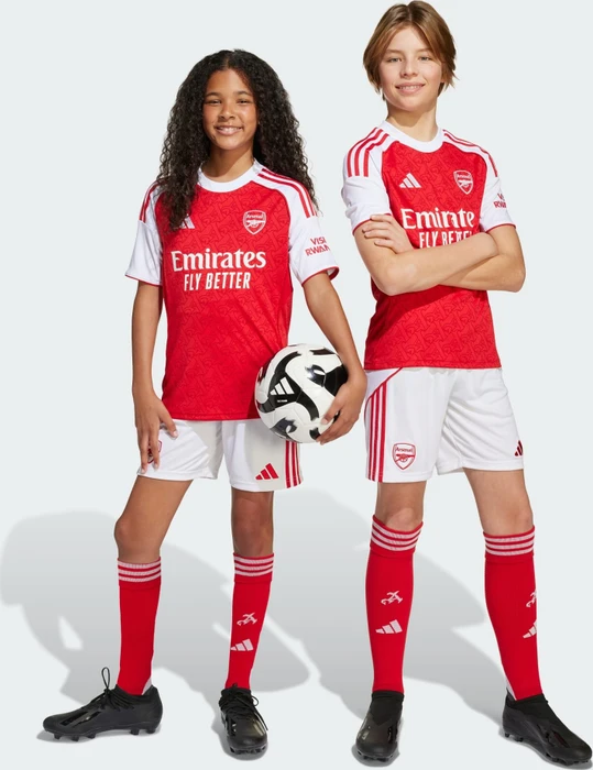 adidas FC Arsenal 2025/2026 Heimshorts white/better scarlet (Junior)