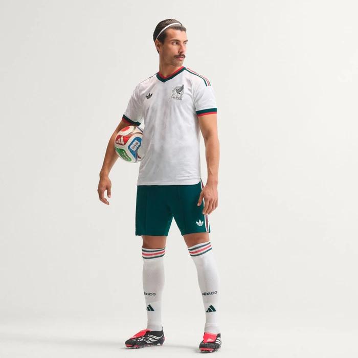 adidas FIFA WM 2026 Mexiko Authentic Auswärtstrikot kurzarm weiß (Herren)