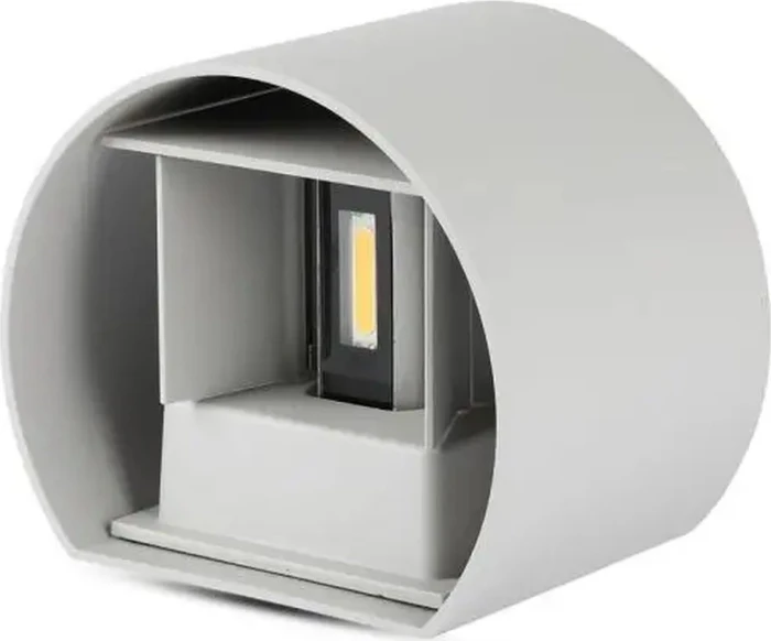 V-Tac VT-756 3000K LED Wandleuchte grau