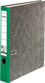 Falken Wolkenmarmor Ordner 2-Ring Recycling, 50mm, A4, grün, 25er-Pack