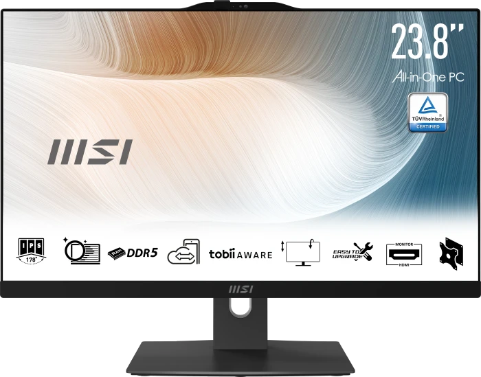 MSI Modern AM242P 1M-2088XEU, schwarz, Core 5 120U, 16GB RAM, 512GB SSD