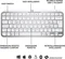 Logitech MX Keys Mini, LEDs weiß, Logi Bolt, Pale Gray, weiß/grau, USB/Bluetooth, IT Vorschaubild
