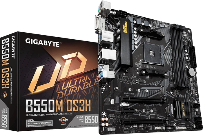 GIGABYTE B550M DS3H (AMD AM4)