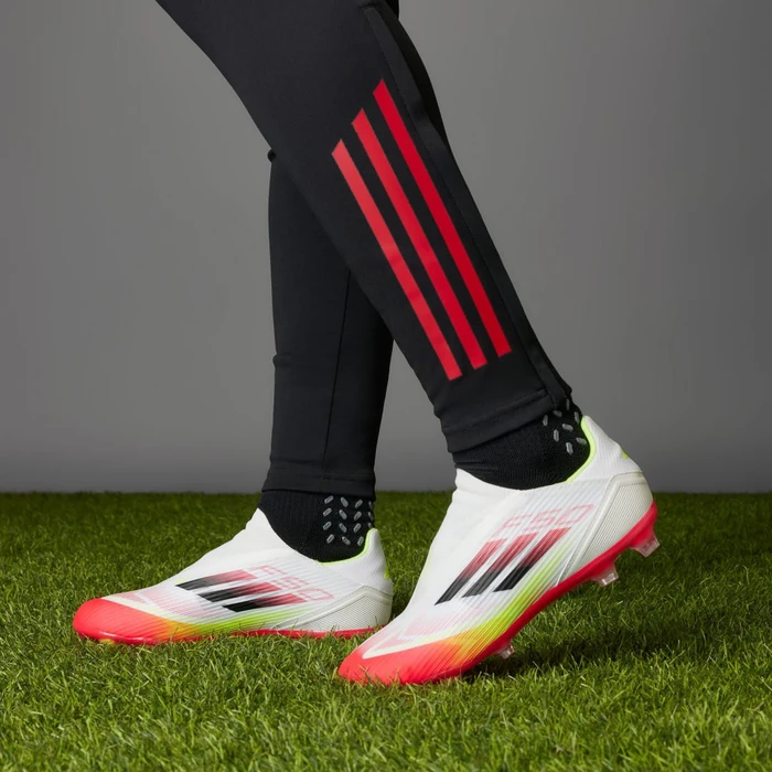 adidas F50 League Laceless FG/MG cloud white/core black/solar yellow
