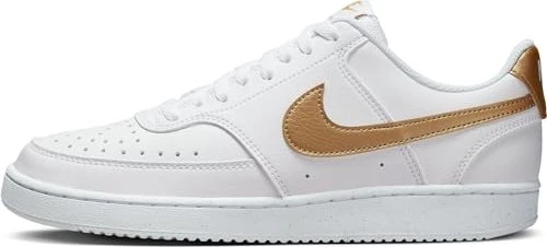 Nike Court Vision Low Next Nature white/metallic gold (Damen)