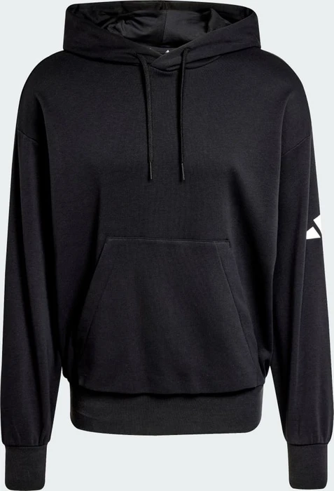 adidas Essentials Loose-Fit 3-Streifen Logo French Terry Hoodie schwarz/weiß (Herren)