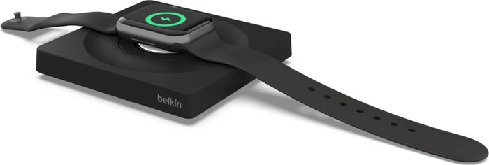 Belkin BoostCharge Pro tragbares Schnellladegerät für Apple Watch schwarz