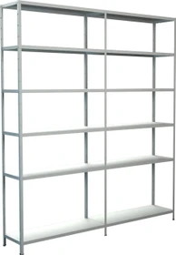 Schulte Lagertechnik PowerMAX Schwerlastregal 200x230x35cm weiß