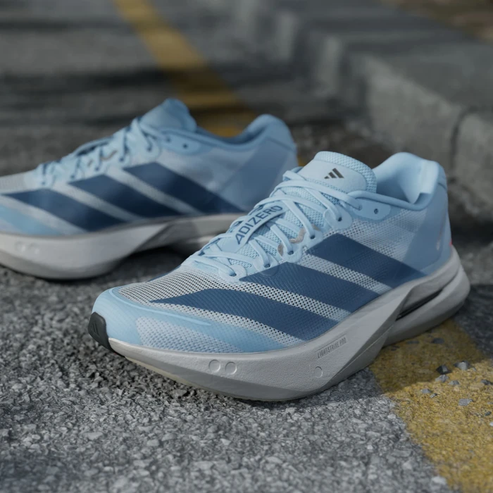adidas Adizero Boston 13 clear sky/steel rw/silver metallic (Damen)