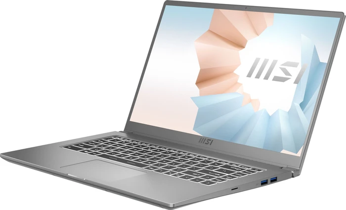 MSI Modern 15 A11M-062, Urban Silver, Core i7-1165G7, 8GB RAM, 512GB SSD, DE