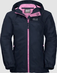 Jack Wolfskin Girls Iceland 3in1 Funktionsjacke midnight blue (Junior)