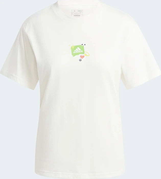 adidas Remoji Graphic T-Shirt kurzarm off white (Damen)