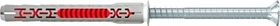 fischer DuoXpand 10x80 T Schrauben/Dübel-Sortiment, 50 Stück