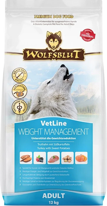 Wolfsblut VetLine Weight Management Truthahnfleisch und Süßkartoffel, 12kg