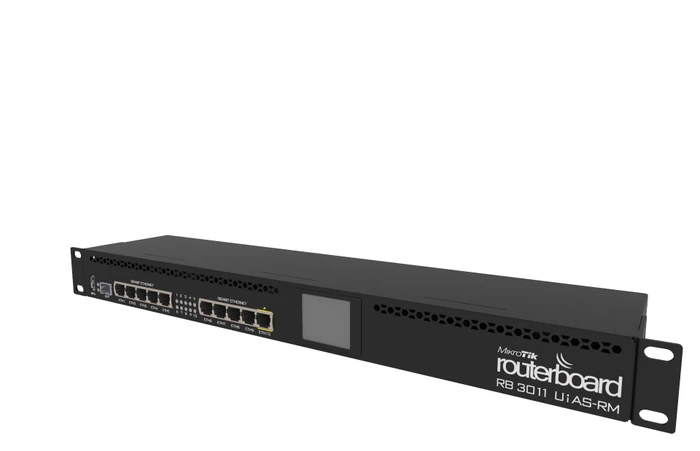 MikroTik RouterBOARD RB3011 Gigabit Router, 10x RJ-45, PoE