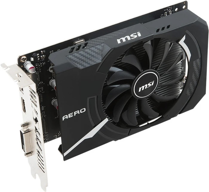 MSI GeForce GTX 1050 Aero ITX 2G V1, 2GB GDDR5, DVI, HDMI, DP