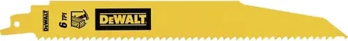 DeWalt DT90381 BIM Recip Wood Demolition Säbelsägeblatt 6TPI, 228mm, 5 Stück