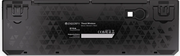 Endorfy Thock Wireless Brown, PBT, LEDs RGB, hot-swap, Kailh Box BROWN, USB/Bluetooth, US