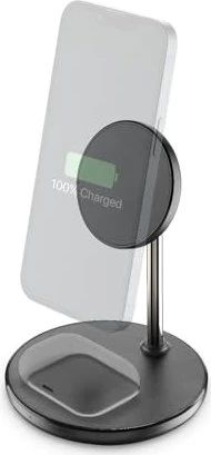 Cellularline Wireless Charger Duo 15W schwarz