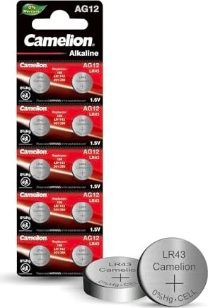 Camelion Alkaline AG12 (LR43/LR1142), 10er-Pack