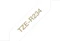 Brother TZe-R234 Beschriftungsband, 12mm, gold/weiß Vorschaubild