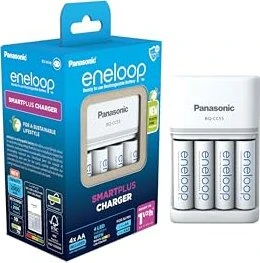 Panasonic eneloop Smartplus Charger BQ CC55 + 4x eneloop AA 2000mAh