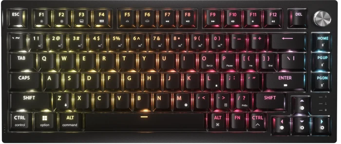 Corsair Gaming K65 Plus Wireless Tactile 75% RGB, schwarz, MLX FUSION, USB/Bluetooth, US