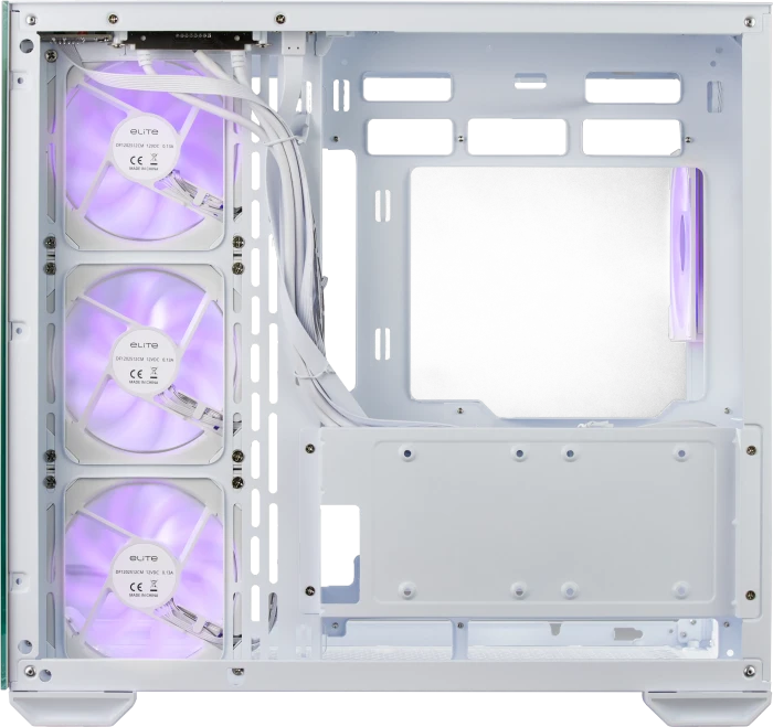 Cooler Master Elite 681 White, weiß, Glasfenster