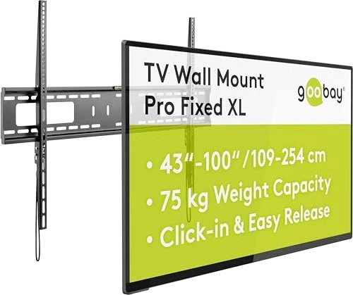 Wentronic Goobay TV-Wandhalterung Pro fixed XL