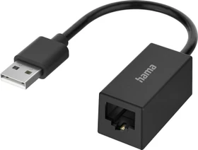 Hama RJ-45 LAN-Adapter, USB-A 2.0 [Stecker] (00200324)