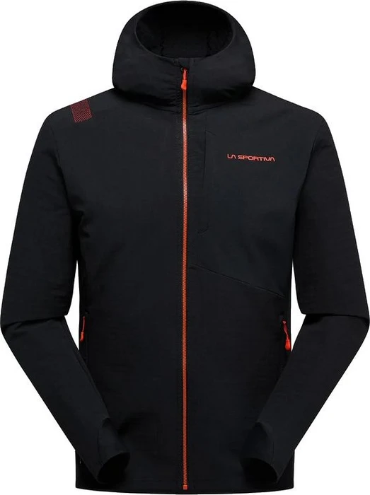 La Sportiva Descender Storm Funktionsjacke black/cherry tomato (Herren)