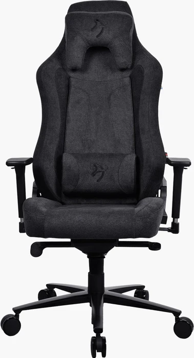 Arozzi Vernazza Soft Fabric Gamingstuhl, pure black